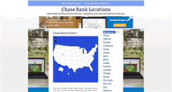 Desktop Screenshot of chasebanklocations.info